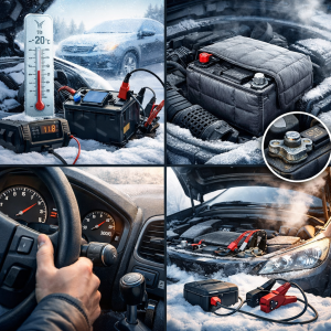 Zima 2026 – jak uratować akumulator przed mrozem | Porady GROM